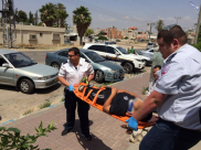  بالصور: إصابة متوسطة لطفل اثر تعرضه لحادث دهس وسط مدينة اللد